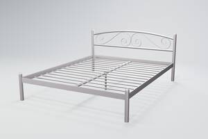 Кровать Виола1 Tenero белое серебро 1200х1900