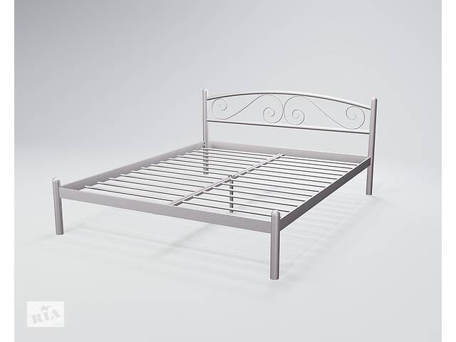 Кровать Виола1 Tenero белое серебро 1400х1900