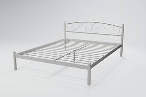 Кровать Виола1 Tenero белый бархат 1200х2000
