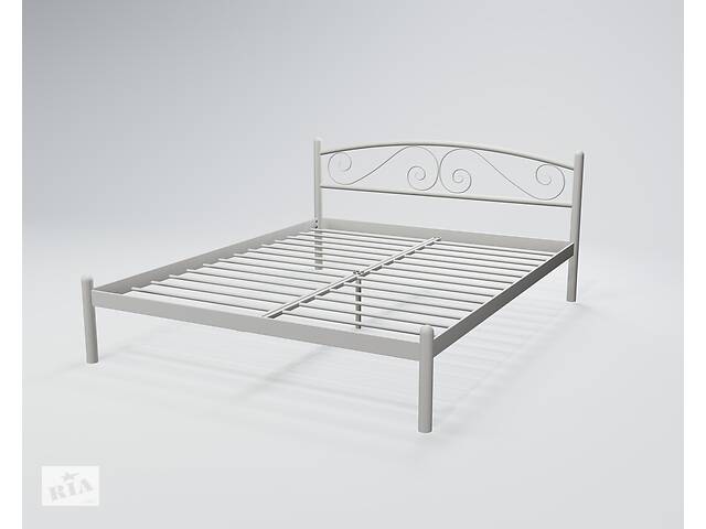 Кровать Виола1 Tenero белый бархат 1400х2000