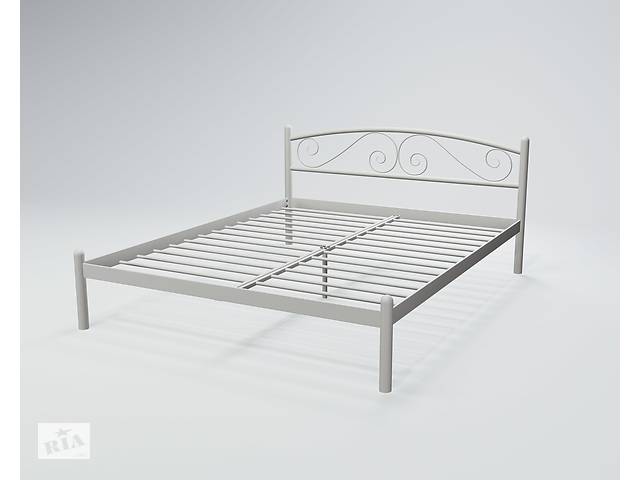 Кровать Виола1 Tenero белый бархат 1600х1900