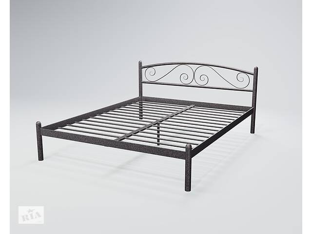 Кровать Виола1 Tenero черное серебро 1400х1900