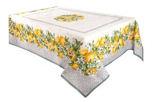Кухонная скатерть Lefard 140х180 см С цветами и лимонами (AL219127 )