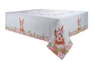 Кухонная скатерть Lefard 140х220 см Rabbit in flowers (AL219110 )