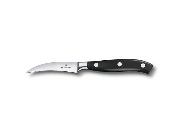 Кухонный кованный нож для вырезания Victorinox Grand Maitre Shaping Черный (7.7303.08G)