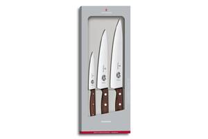 Кухонний набір ножів Victorinox Wood Carving Set 3 ножа дерево (5.1050.3G)