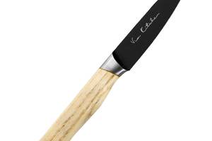 Кухонный нож для чистки овощей 90 мм Satake Black Ash (807-616)
