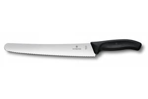 Кухонный нож для кондитерских изделий Victorinox Swiss Classic Pastry 26 см Черный (6.8633.26)