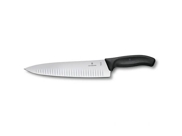 Кухонний ніж для нарізки Victorinox Swiss Classic Carving 25 см Чорний (6.8023.25B)