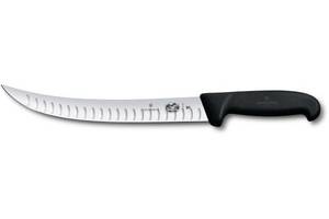 Кухонный нож мясника Victorinox Fibrox Butcher 25 см Черный (5.7223.25)