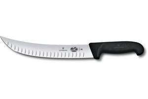 Кухонный нож мясника Victorinox Fibrox Butcher 25 см Черный (5.7323.25)