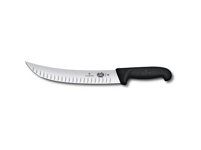 Кухонный нож мясника Victorinox Fibrox Butcher 25 см Черный (5.7323.25)