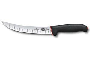 Кухонный нож мясника Victorinox Fibrox Butcher Dual Grip 20 см Черно-красный (5.7223.20D)