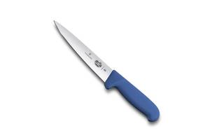 Кухонный нож мясника Victorinox Fibrox Sticking 14 см Синий (5.5602.14)