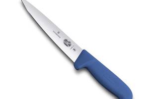 Кухонный нож мясника Victorinox Fibrox Sticking 14 см Синий (5.5602.14)