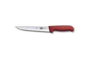 Кухонный нож мясника Victorinox Fibrox Sticking 20 см Красный (5.5501.20)