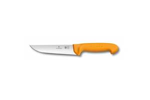 Кухонный нож мясника Victorinox Swibo Butcher Wide 14 см Желтый (5.8421.14)