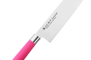 Кухонный нож Накири 170 мм Satake Macaron Pink (807-272)