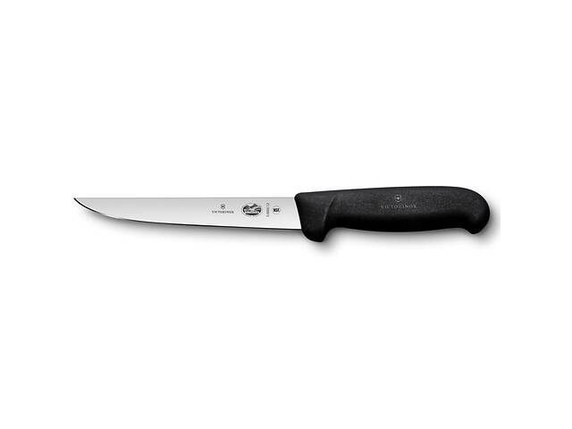 Кухонный нож обвалочный Victorinox Fibrox Boning 12 см Черный (5.6003.12)