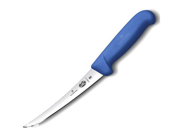 Кухонный нож обвалочный Victorinox Fibrox Boning 12 см Синий (5.6602.12)