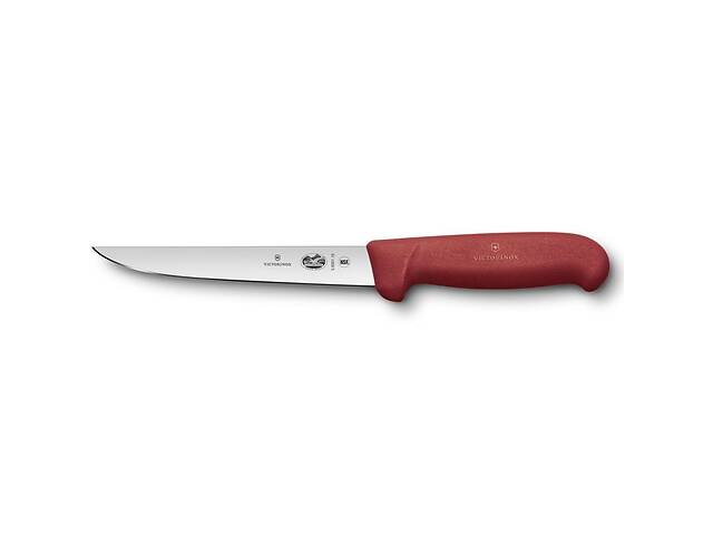 Кухонный нож обвалочный Victorinox Fibrox Boning 15 см Красный (5.6001.15)