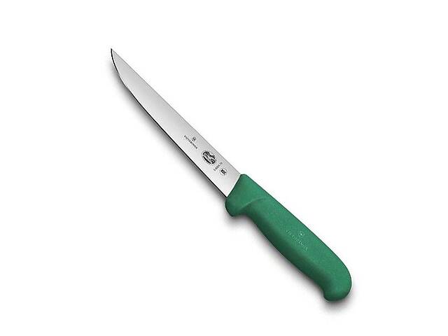 Кухонный нож обвалочный Victorinox Fibrox Boning 15 см Зеленый (5.6004.15)