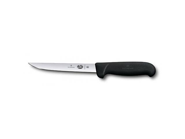 Кухонный нож обвалочный Victorinox Fibrox Boning 15 см Черный (5.6103.15)