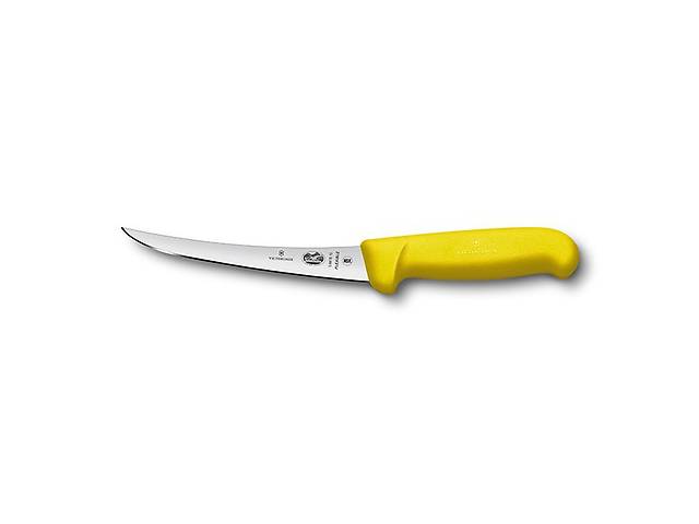 Кухонный нож обвалочный Victorinox Fibrox Boning 15 см Желтый (5.6617.15)