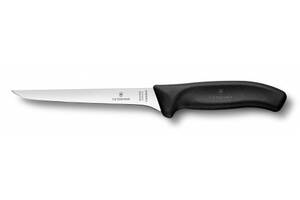 Кухонный нож обвалочный Victorinox Swiss Classic Boning Flex 15 см Черный (6.8413.15B)