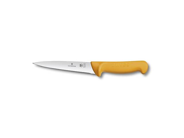 Кухонный нож разделочный Victorinox Swibo BoningSticking 21 см Желтый (5.8412.21)