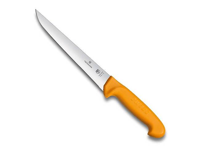 Кухонный нож разделочный Victorinox Swibo Sticking 25 см Желтый (5.8411.25)