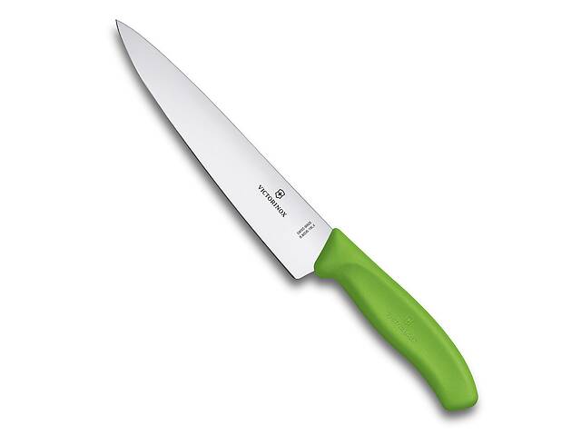 Кухонный нож разделочный Victorinox Swiss Classic Carving 19 см Зеленый (6.8006.19L4B)