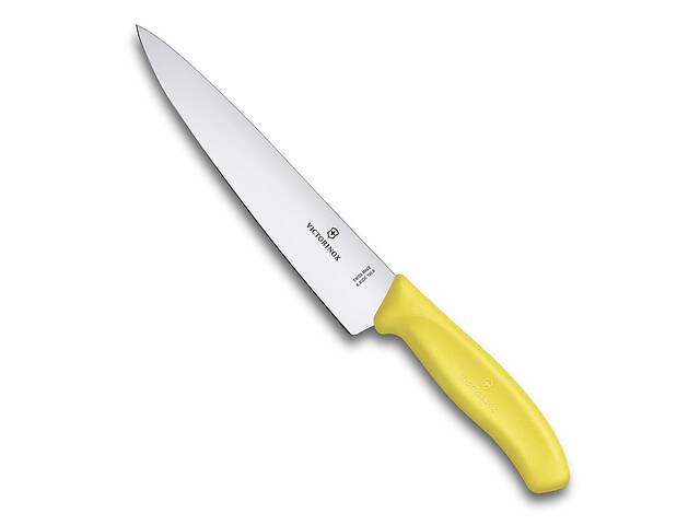 Кухонный нож разделочный Victorinox Swiss Classic Carving 19 см Желтый (6.8006.19L8B)