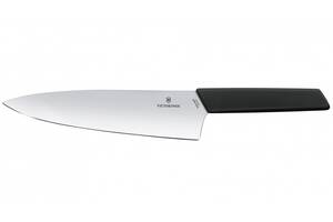 Кухонный нож разделочный Victorinox Swiss Modern Carving 20 см Черный (6.9013.20B)