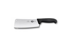 Кухонный нож топорик Victorinox Fibrox Cleaver 190 мм для рубки мяса и костей (5.4003.19)