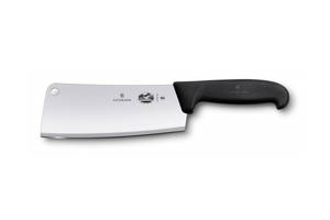 Кухонный нож топорик Victorinox Fibrox Cleaver 190 мм для рубки мяса и костей (5.4003.19)