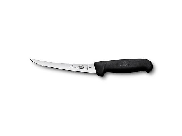 Кухонный нож Victorinox Fibrox Boning Flex лезвие 12 см Черный (5.6613.12)