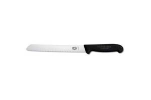 Кухонный нож Victorinox Fibrox для хлеба 210 мм Черный (5.2533.21)