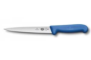 Кухонный нож Victorinox Fibrox Filleting Flex для филе 18 см Синий (5.3702.18)