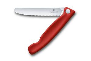 Кухонный нож Victorinox Swiss Classic Foldable Paring Knife складной, красный, 11 см (6.7831.FB)