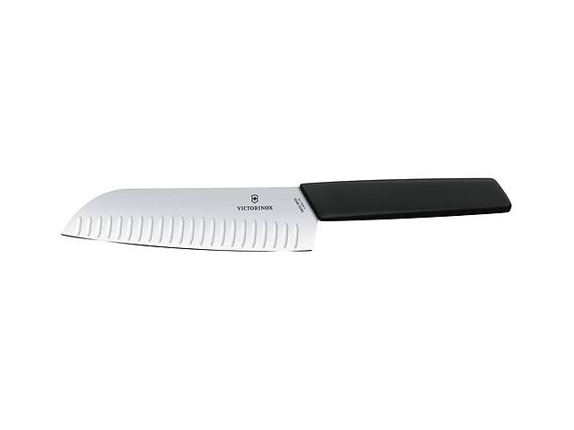 Кухонный нож Victorinox Swiss Modern Santoku 17 см Черный (6.9053.17KB)