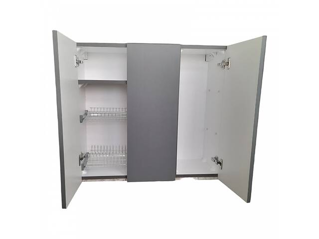 Кухонный пластиковый подвесной шкаф 80 см с покрытием HPL 1122 mat