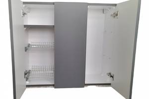 Кухонный пластиковый подвесной шкаф Mikola-M 100 см с покрытием HPL 1122 mat