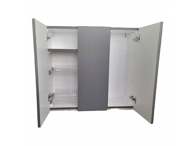 Кухонный пластиковый подвесной шкаф Mikola-M 100 см с покрытием HPL 1122 mat