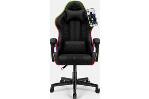 Купи уже сегодня! Комп'ютерне крісло Hell's Chair HC-1004 Black LED (тканина)