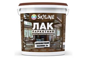 Лак для Пола Skyline Паркетный Акрил-полиуретановый Полуматовый 3 л