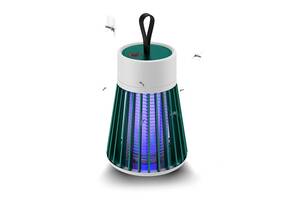 Лампа от комаров mosquito killer lamp BG-002 Зеленая, электро ловушка для насекомых (лампа від комарів) (ST)