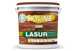 Лазурь декоративно-защитная для обработки дерева SkyLine LASUR Wood Палисандр 5л