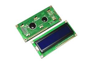 LCD1602 модуль экрана Arduino синий 16*2 5Вольт с встроенным дисплейным модулем