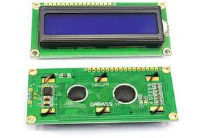 LCD1602 модуль экрана Arduino синий 16*2 5Вольт